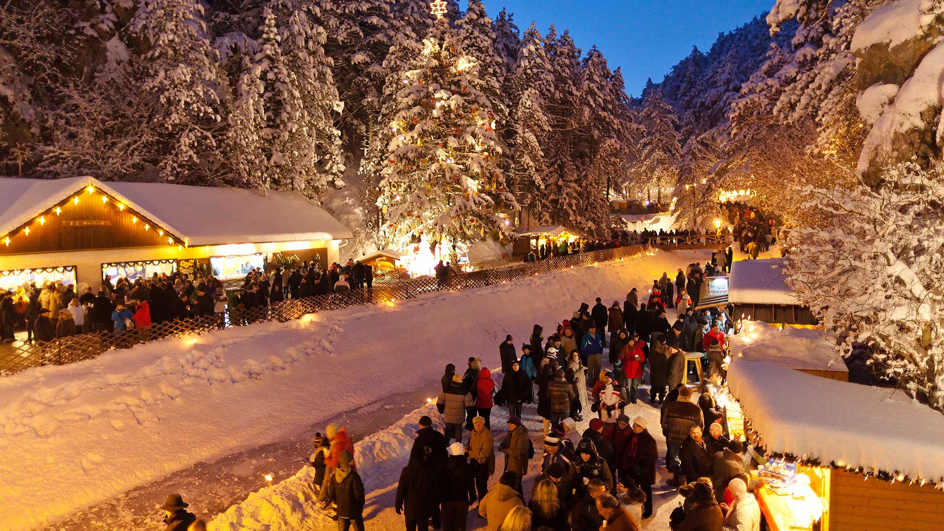 Advent in der Johannesbachklamm