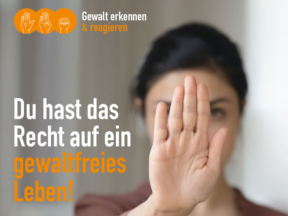 Flyer Gewalt erkennen