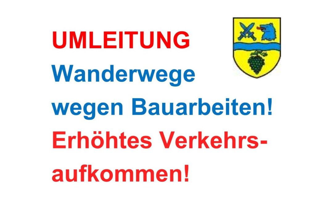 Erhöhtes Verkehrsaufkommen !!!
