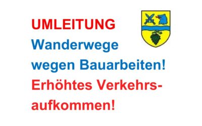 Erhöhtes Verkehrsaufkommen !!!